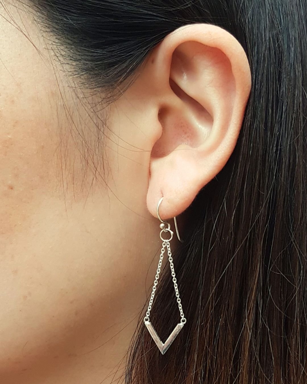 BRINCO CORRENTE E PONTA ANZOL DE PRATA 925