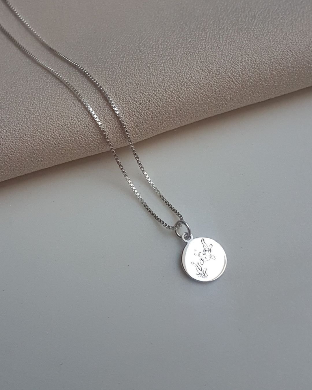 COLAR MEDALHA ALWAYS EXPLORING DE PRATA 925