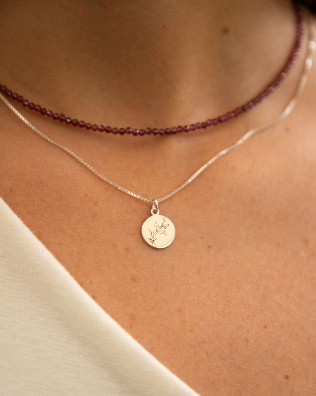 COLAR MEDALHA ALWAYS EXPLORING DE PRATA 925