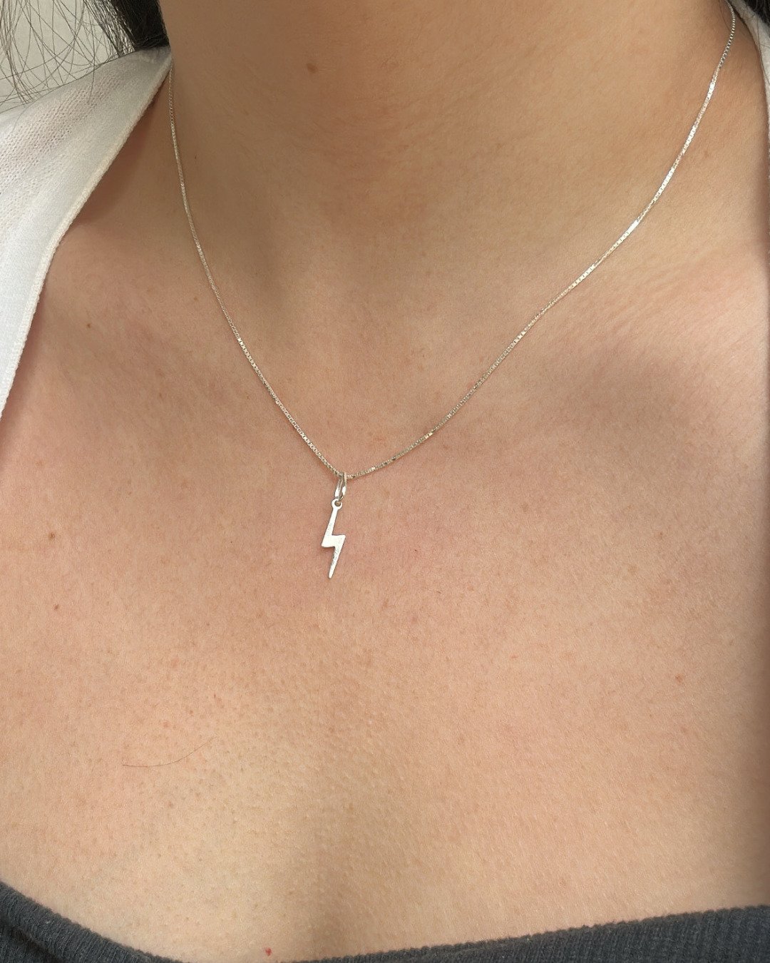 COLAR RAIO LISO DE PRATA 925