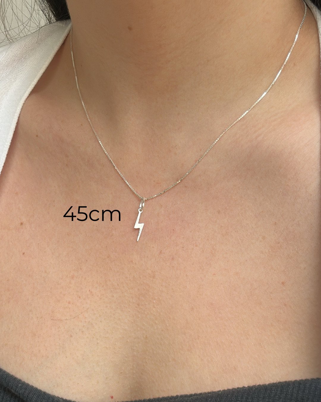 COLAR RAIO LISO DE PRATA 925