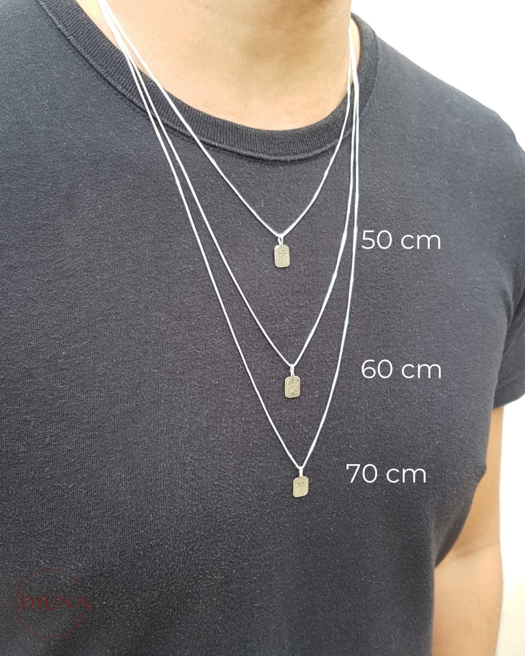 COLAR SAÚDE DE PRATA 925
