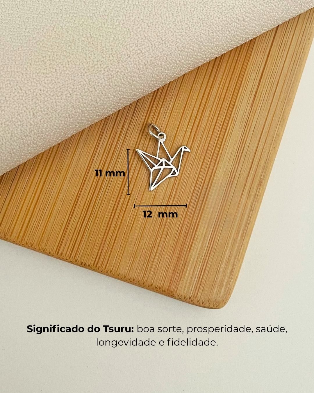 COLAR TSURU VAZADO PRATA 925