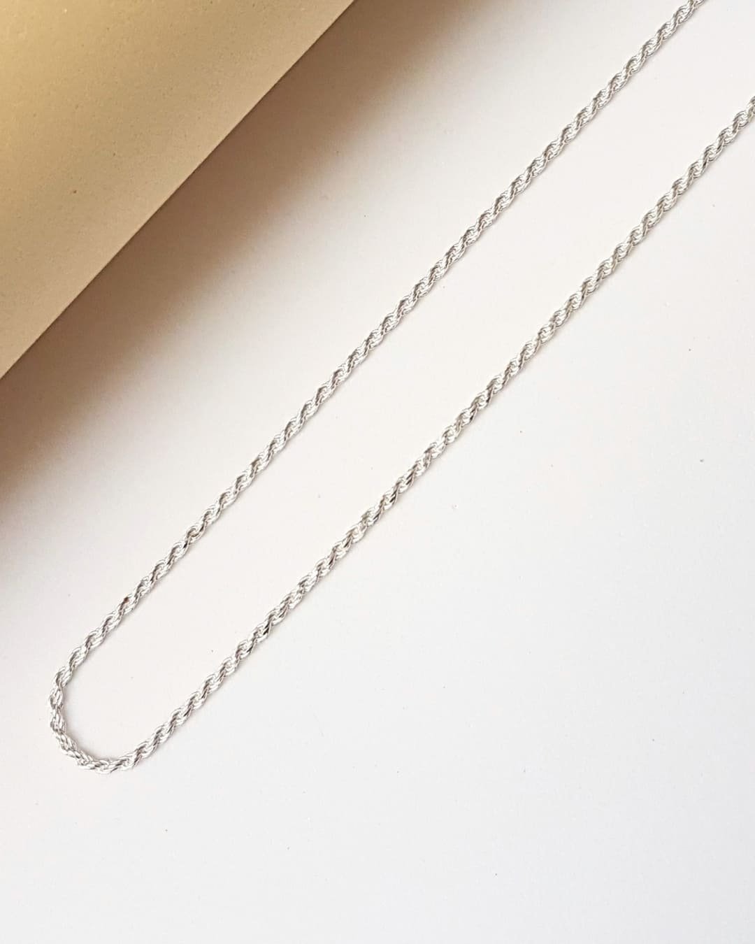 CORRENTE CORDÃO BAIANO GROSSA DE PRATA 925