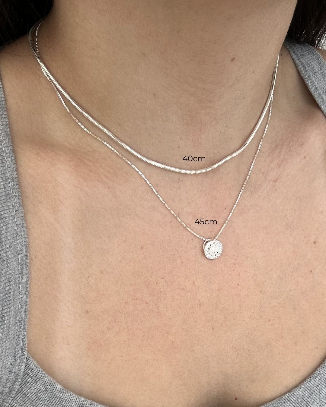 CORRENTE RABO DE RATO FACETADA PRATA 925