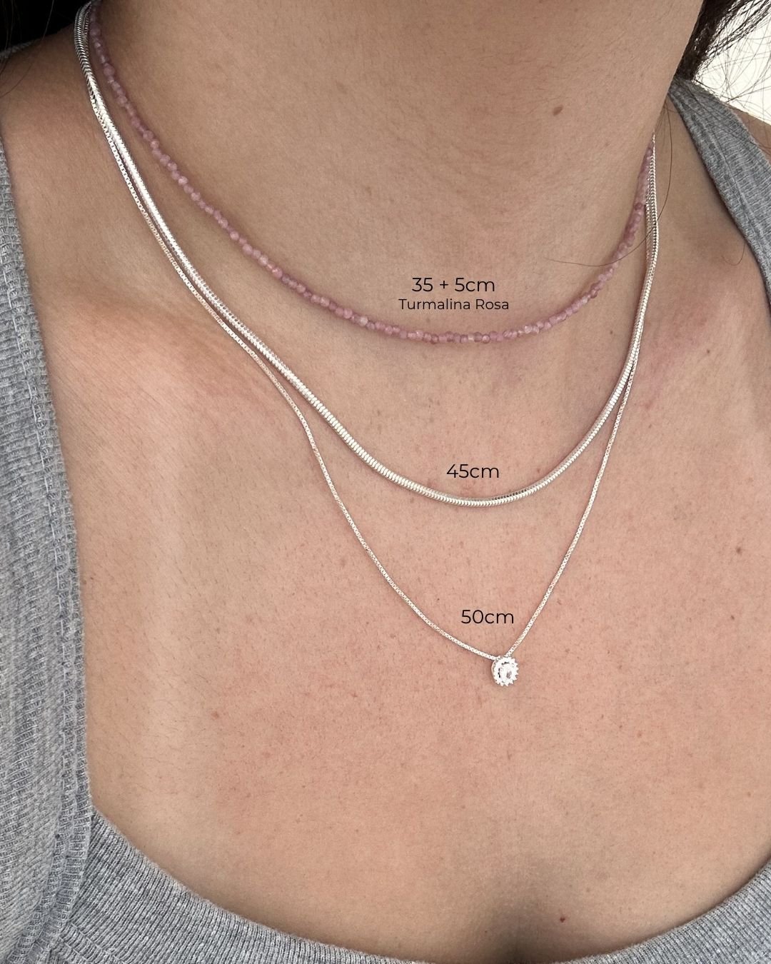 CORRENTE RABO DE RATO FACETADA PRATA 925