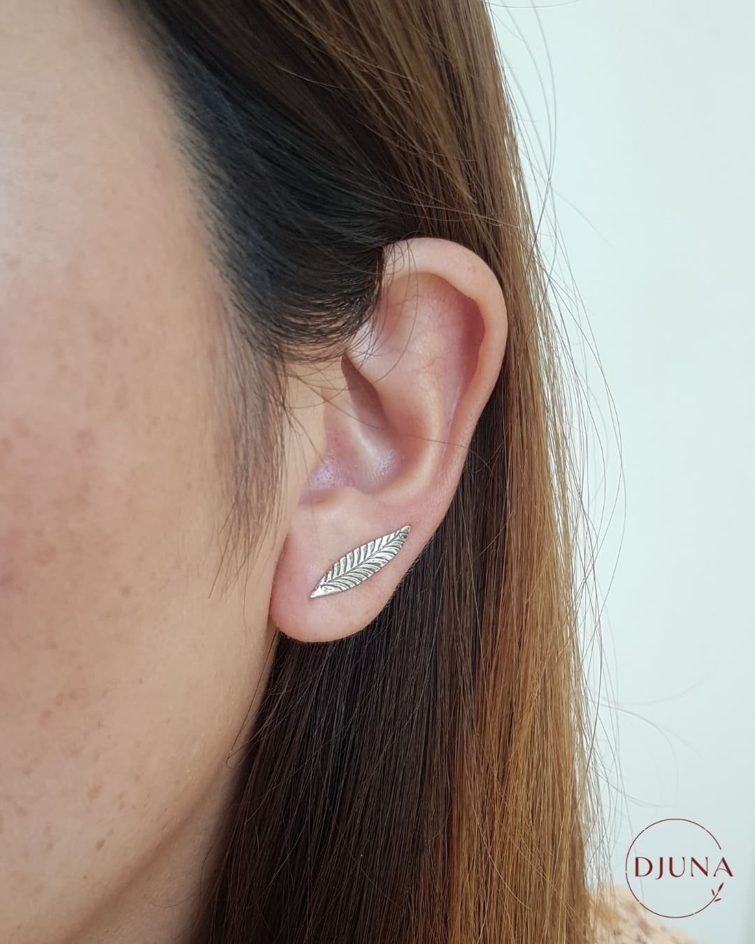 EARCUFF FOLHA DE PRATA 925