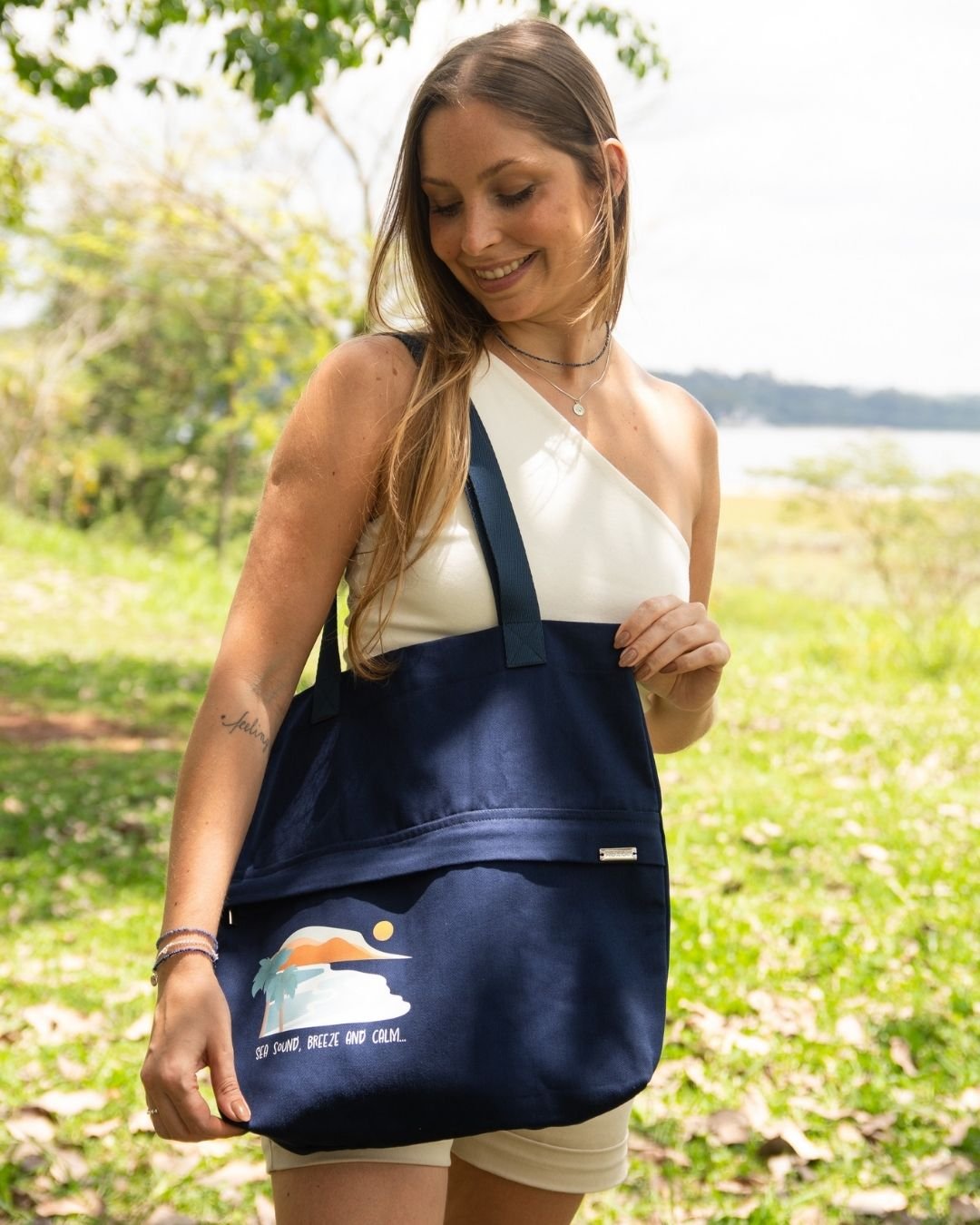 ECOBAG MARINHO PRAIA