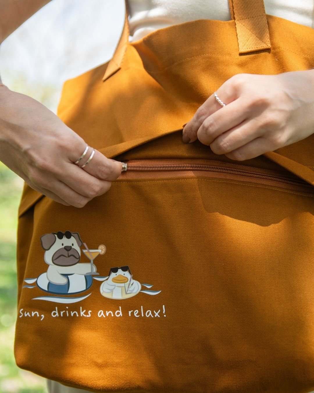 ECOBAG MOSTARDA SUMMER