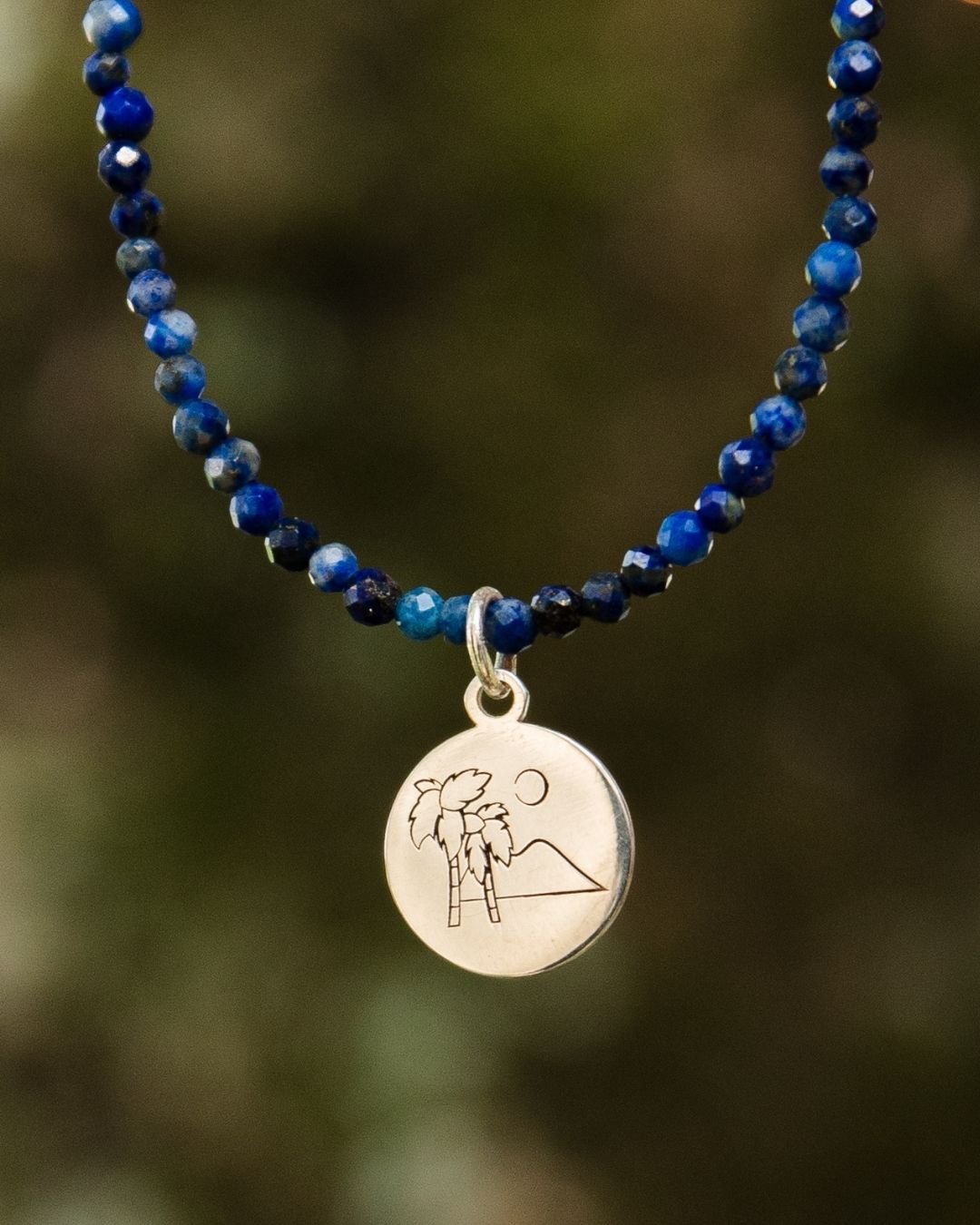 PINGENTE MEDALHA LET IT FLOW DE PRATA 925