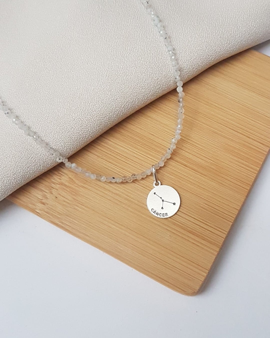 PINGENTE MEDALHA SIGNO CÂNCER PRATA 925