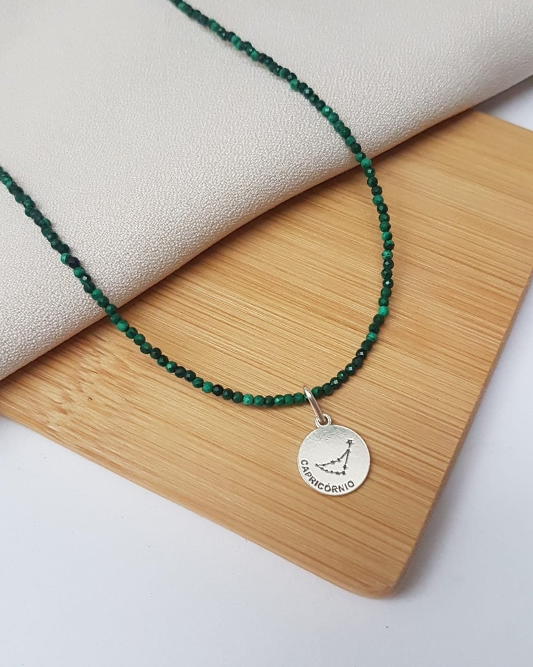 PINGENTE MEDALHA SIGNO CAPRICÓRNIO PRATA 925
