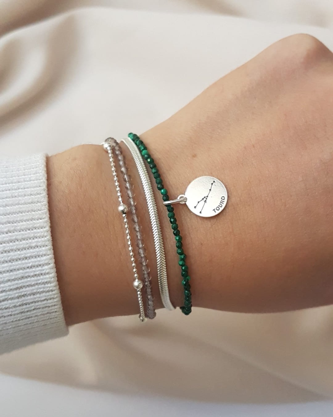 PINGENTE MEDALHA SIGNO TOURO PRATA 925