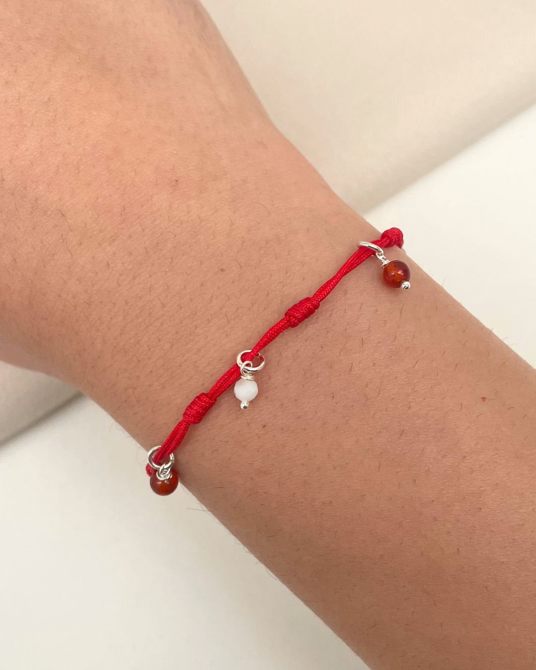 PULSEIRA 7 NÓS PEDRAS FECHO PRATA 925