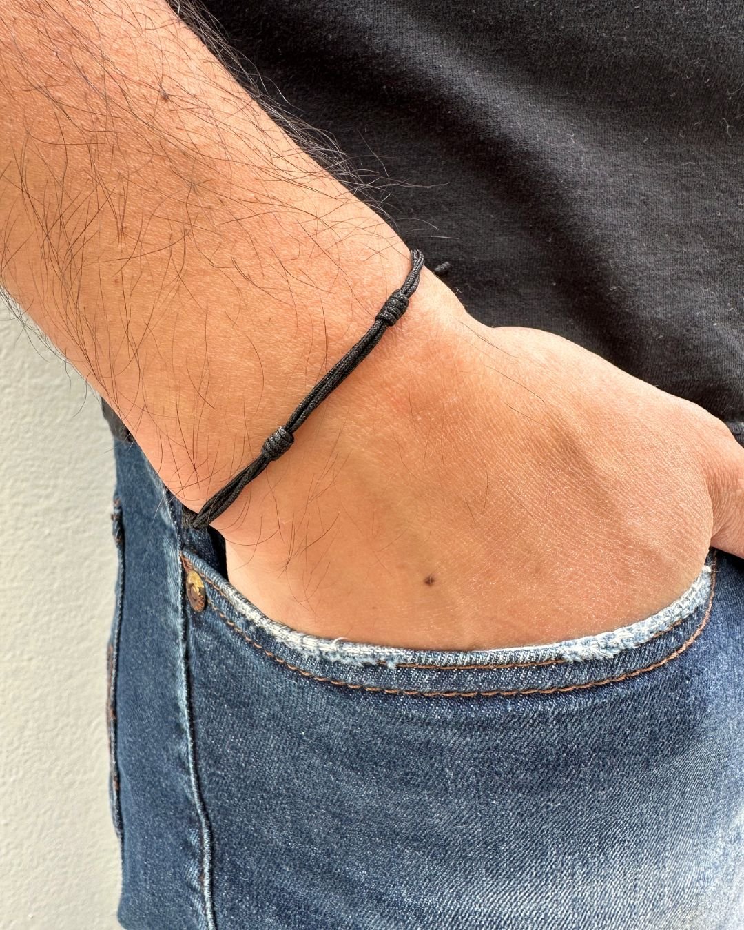 PULSEIRA 7 NÓS MASCULINA FECHO MACRAMÊ E PRATA 925