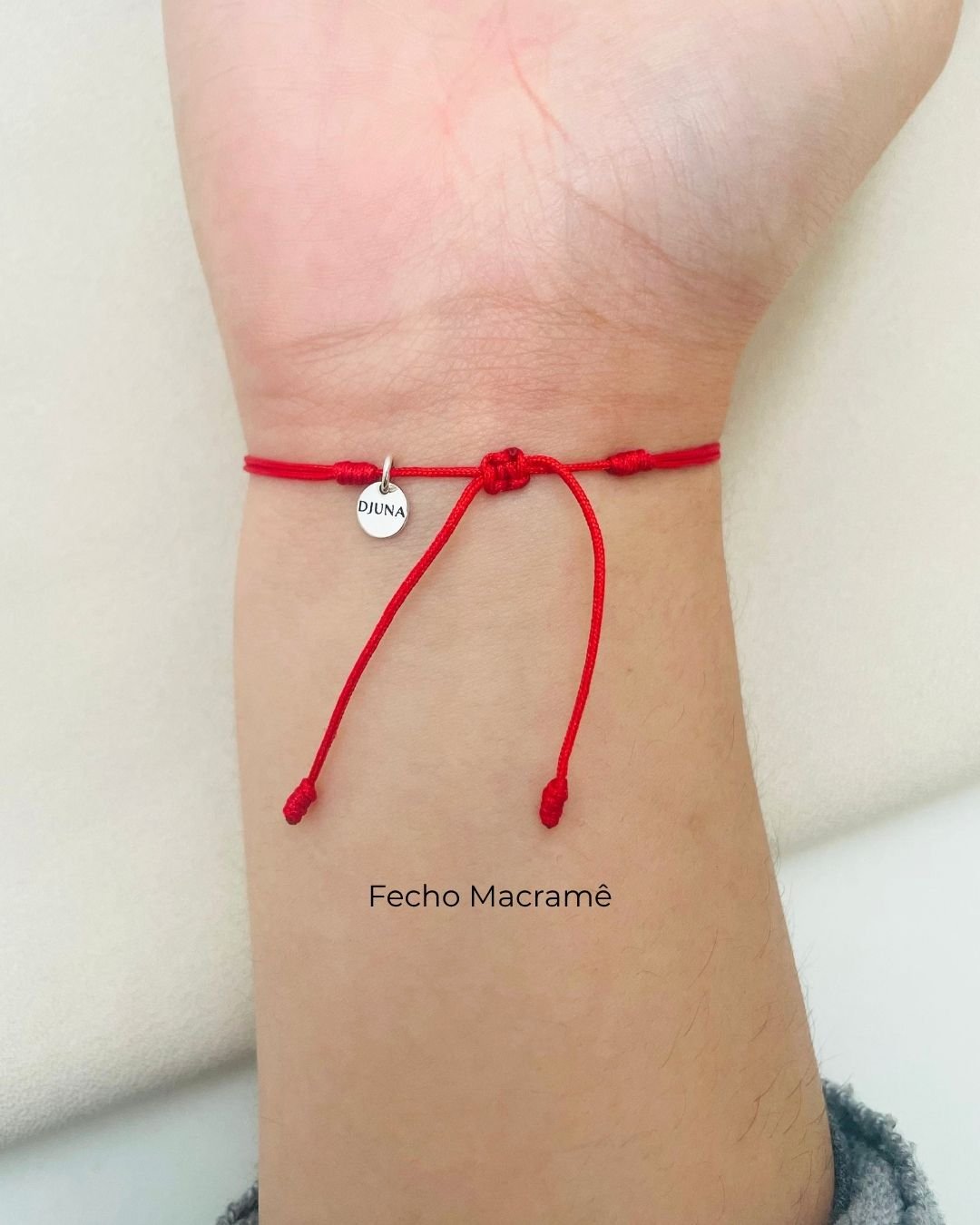 PULSEIRA CORAÇÃO VAZADO CORDÃO VERMELHO E PRATA 925