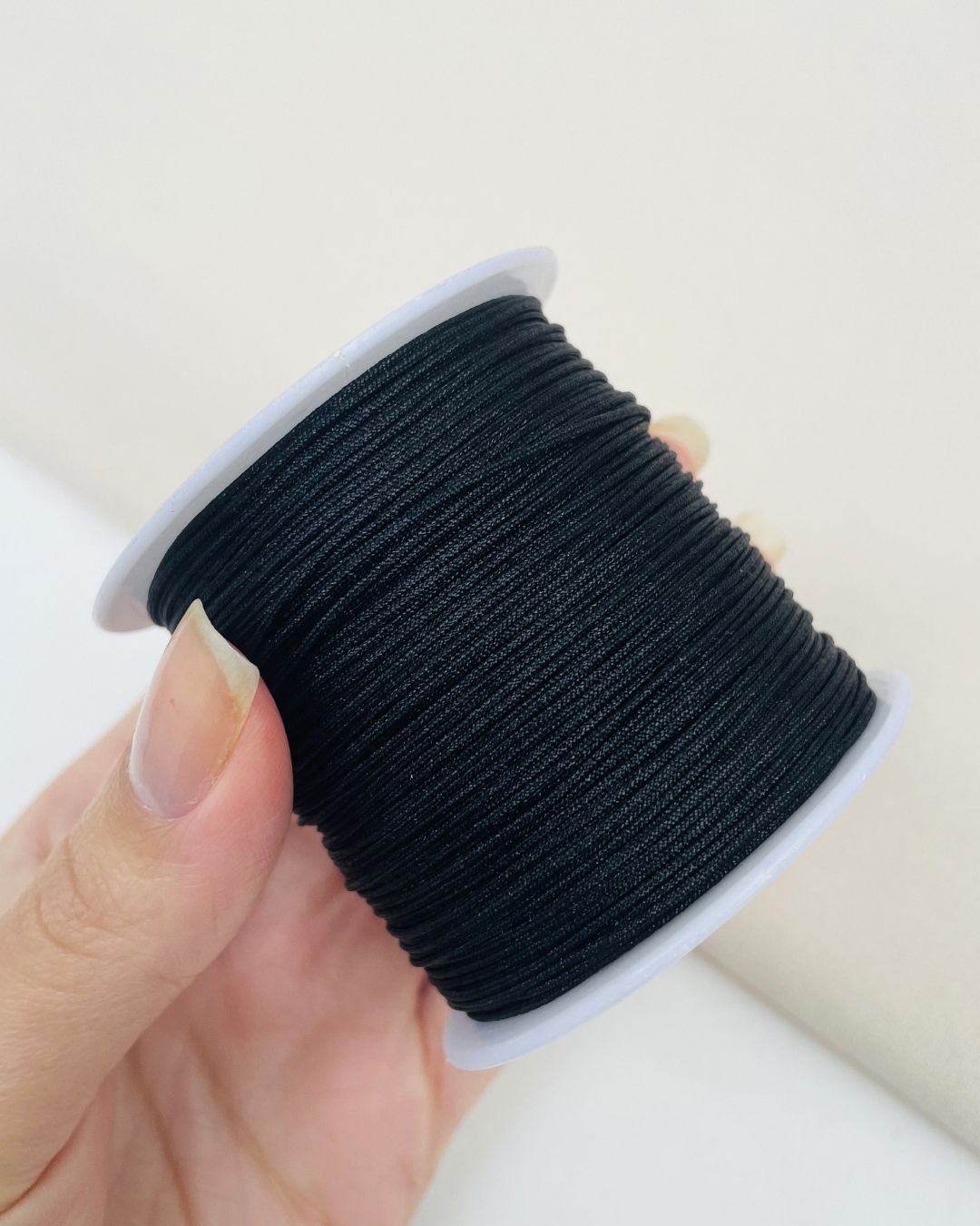 PULSEIRA CORAGEM CORDÃO PRETO E PRATA 925