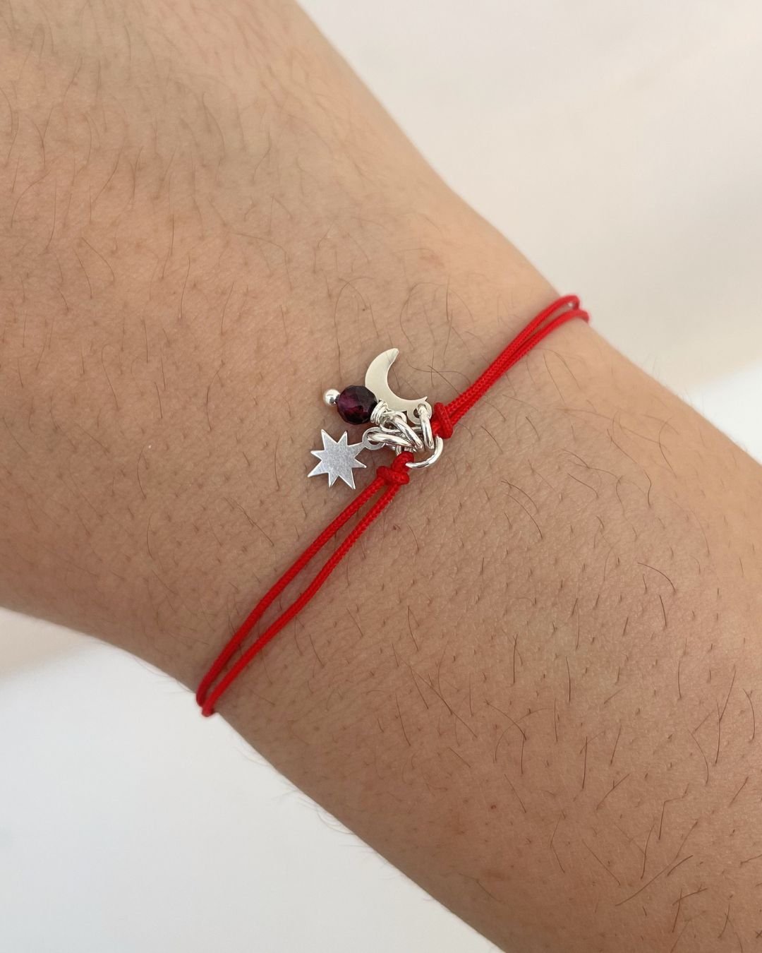 PULSEIRA CORDÃO LUA E ESTRELA