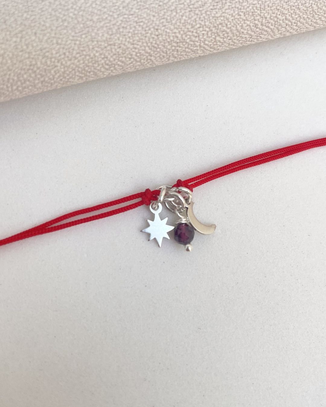 PULSEIRA CORDÃO LUA E ESTRELA