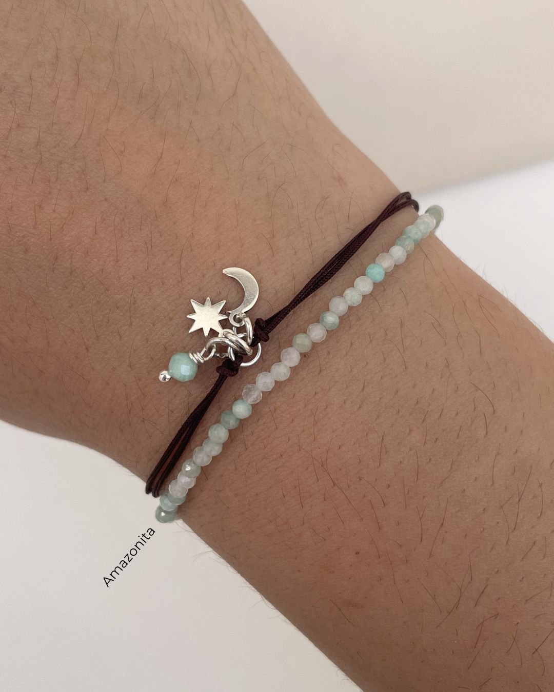 PULSEIRA CORDÃO LUA E ESTRELA
