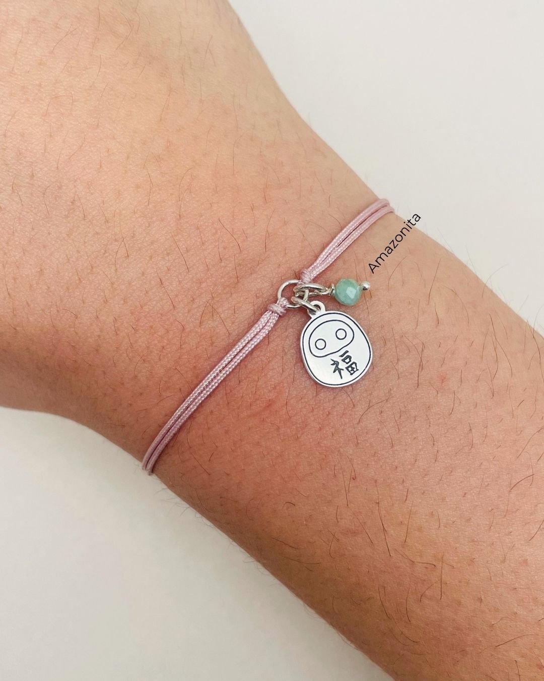 PULSEIRA DARUMA CORDÃO ROSÉ E PRATA 925