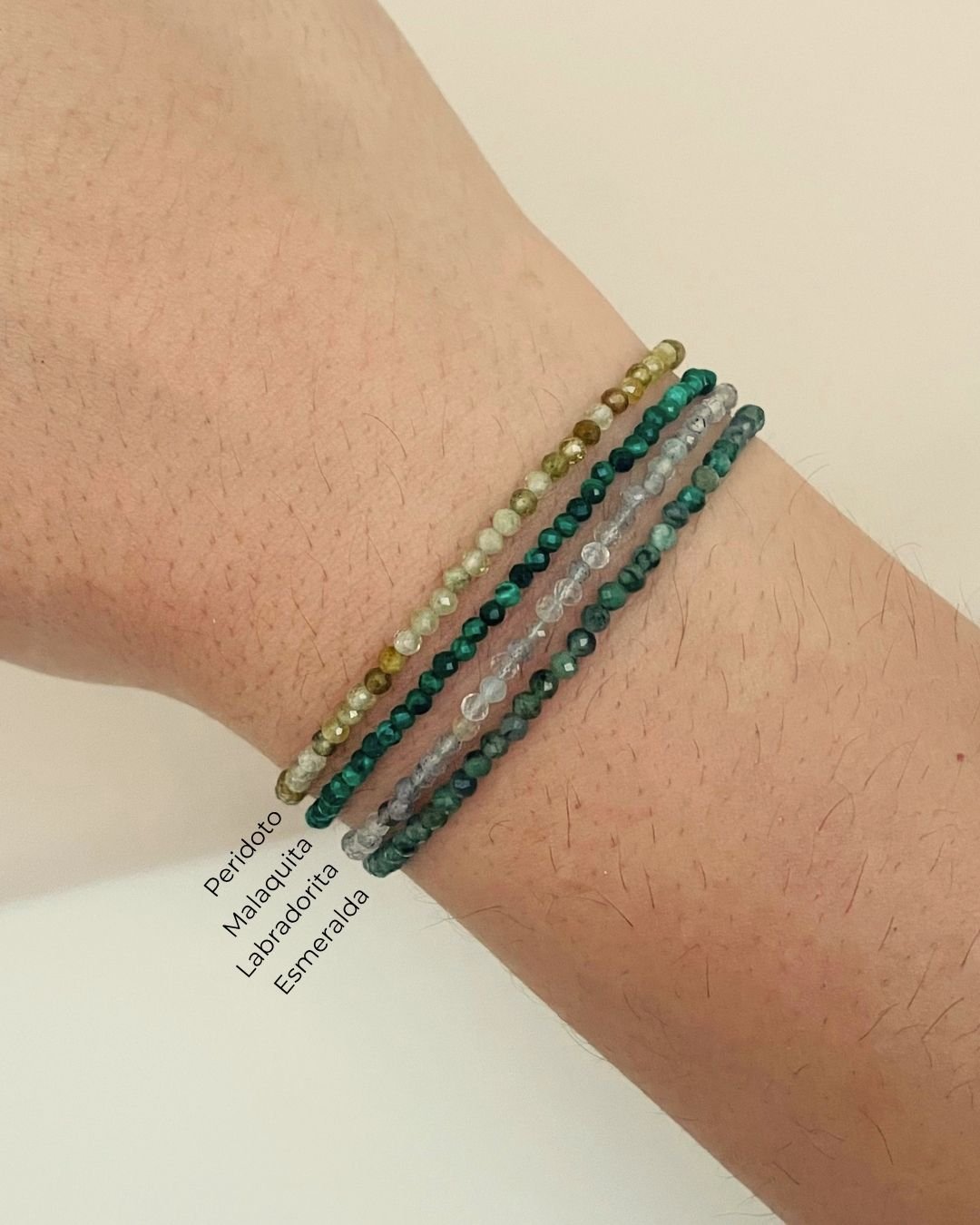 PULSEIRA ESMERALDA PEDRA LAPIDADA 2 MM PRATA 925