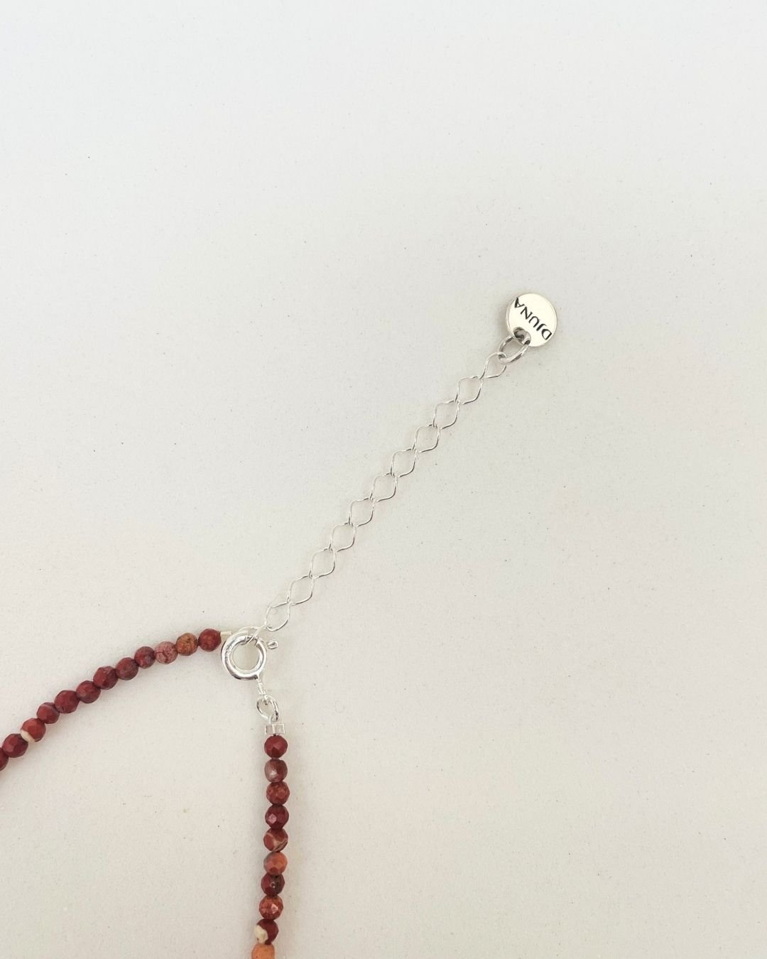 PULSEIRA JASPE PEDRA LAPIDADA 2 MM PRATA 925