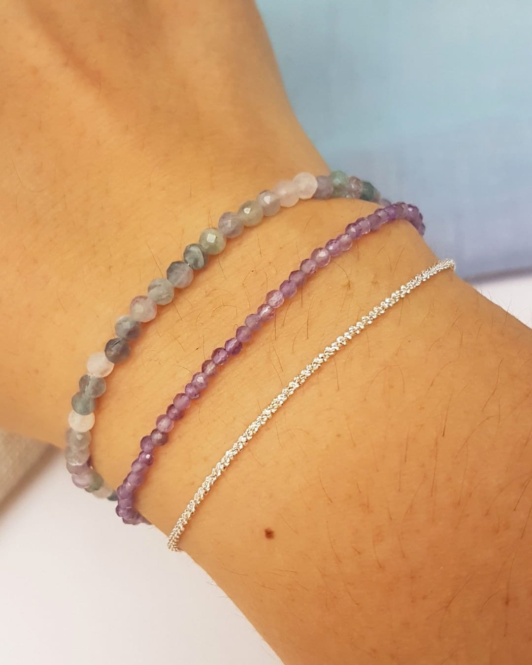 PULSEIRA MARGARITA FINA DE PRATA 925