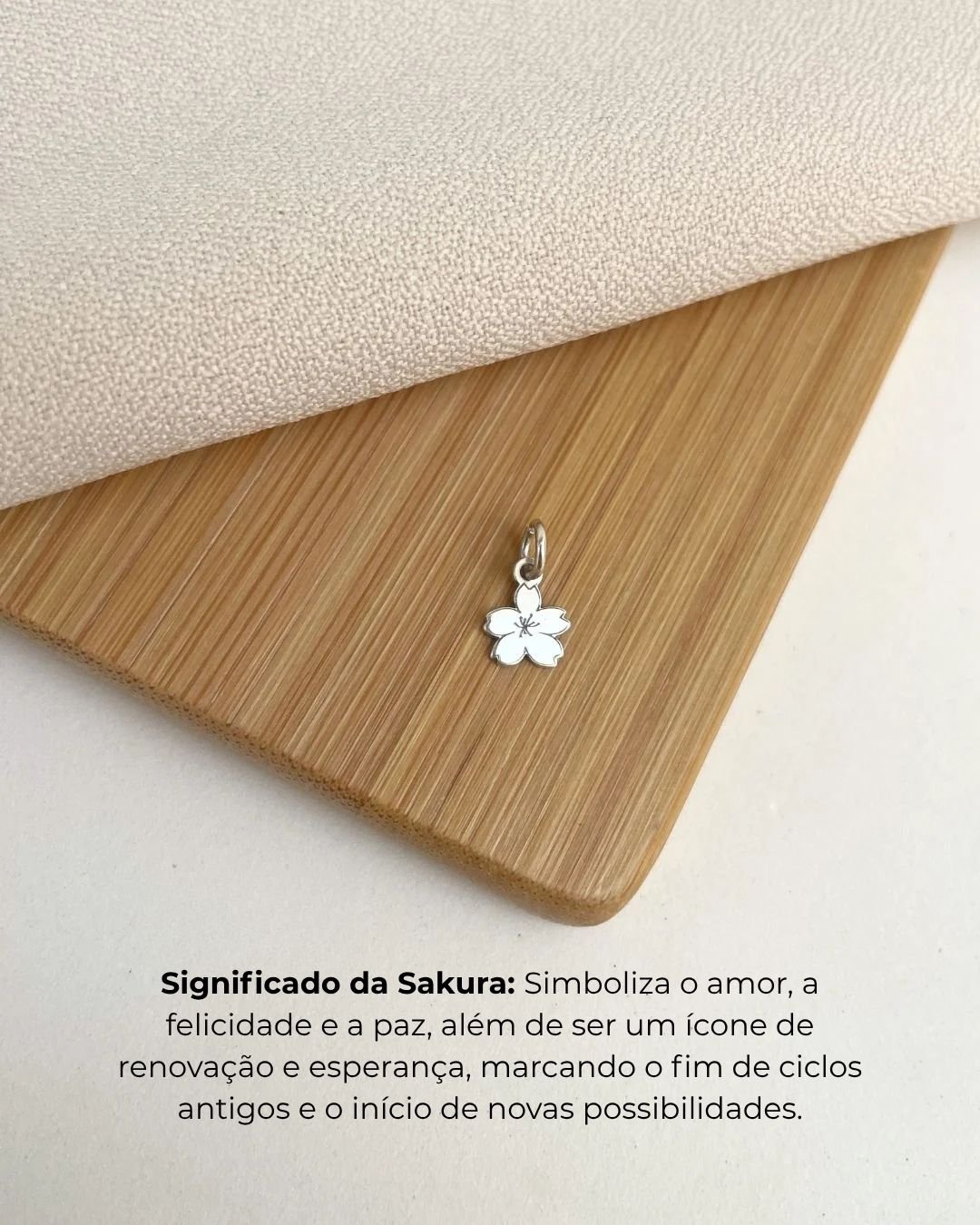 PULSEIRA MINI SAKURA CORDÃO AMARELO PRATA 925