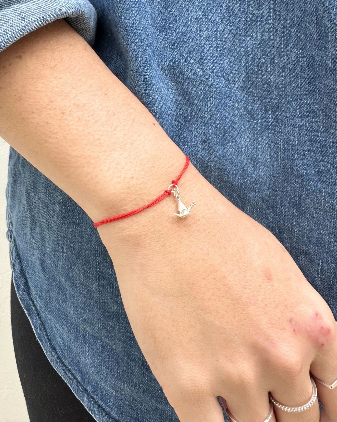 PULSEIRA MINI TSURU CORDÃO VERMELHO
