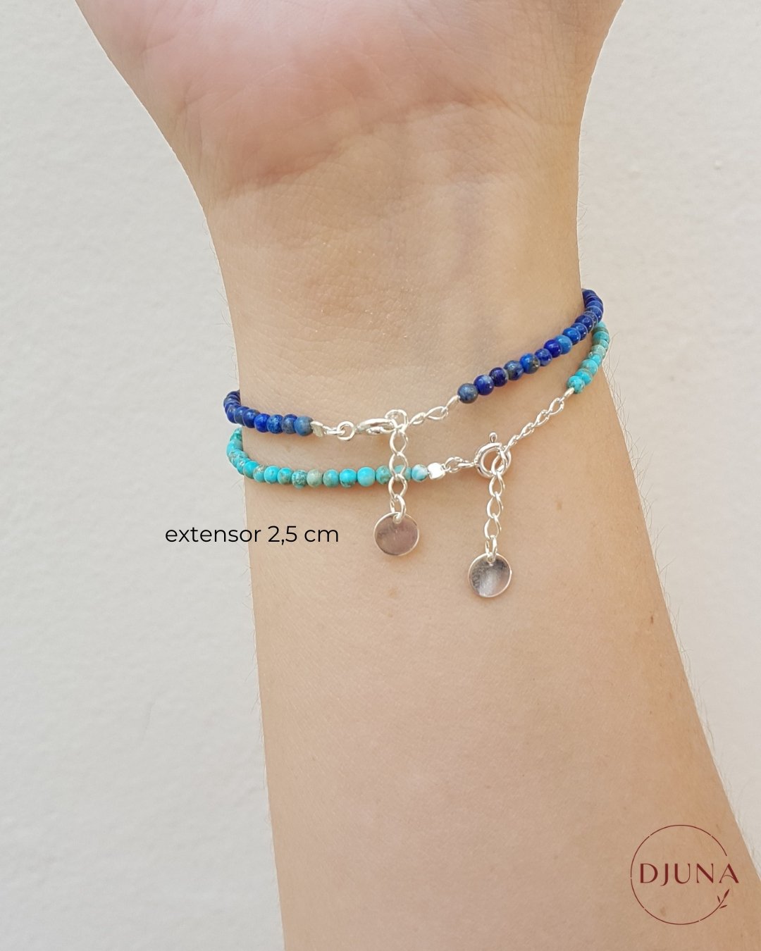 PULSEIRA PEDRAS HOWLITA BOLINHA 2,5 MM