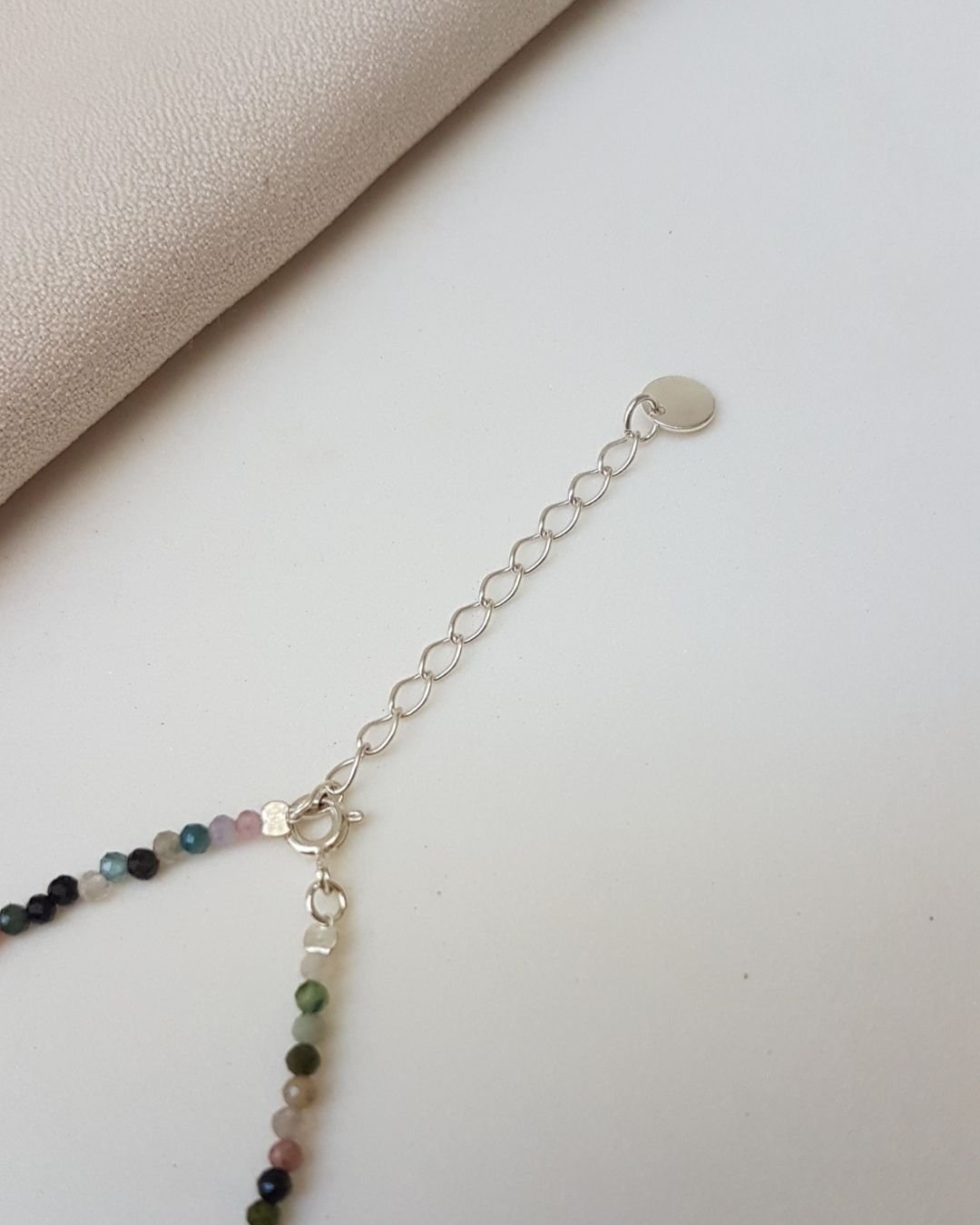 PULSEIRA PEDRAS TURMALINA MIX 2 MM